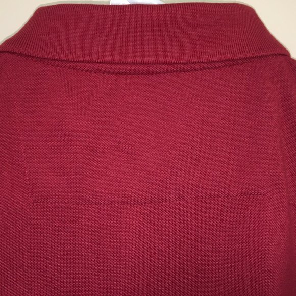 MENs Golf Polo Shirts Chaps Red (LT) 100% Cotton NWT MSRP $54 MINT CONDITION - Picture 9 of 15